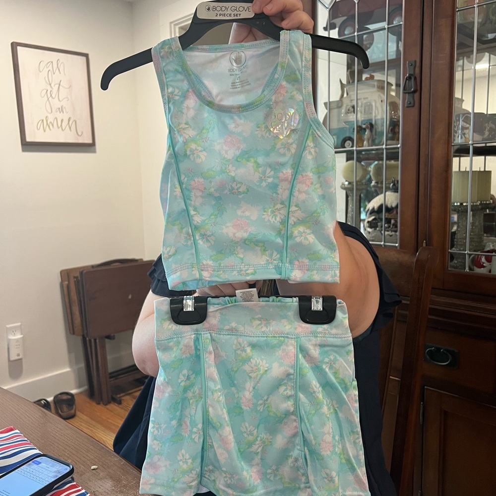Body Glove Green Sleeveless Scoop Neck Resort Dress